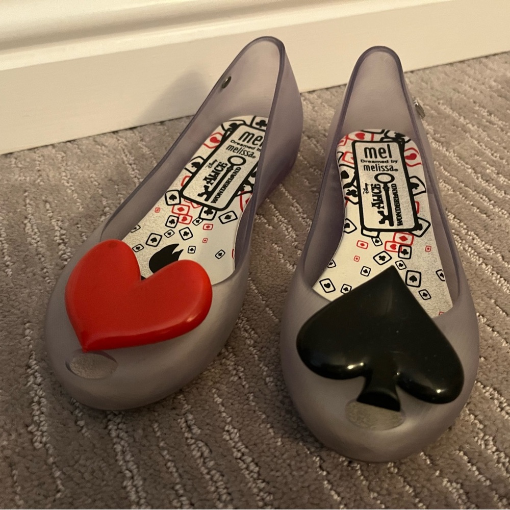 Mini Melissa Alice in Wonderland Slipons